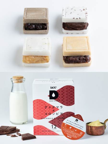 お試しチョコ珈琲店「1CHOCOLATE＆1DRIP」のセット例