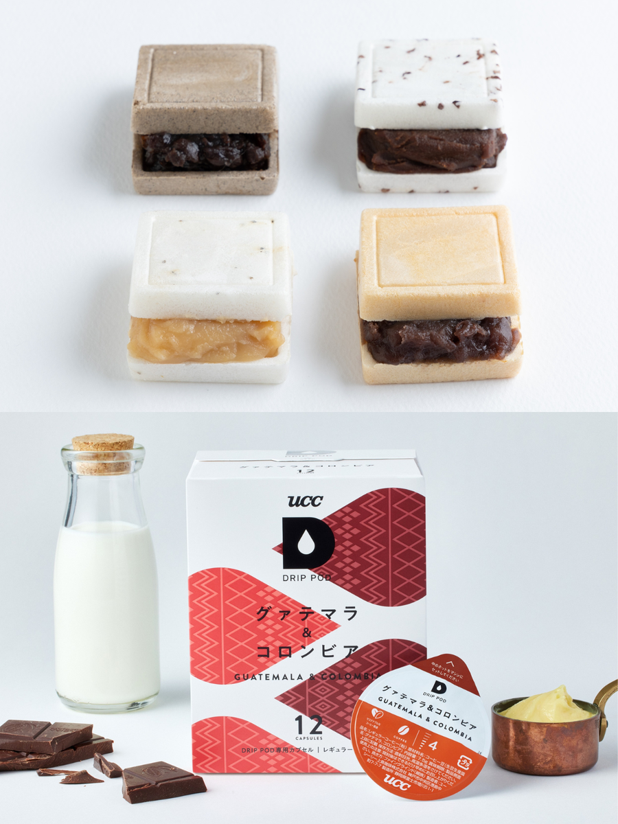 お試しチョコ珈琲店「1CHOCOLATE＆1DRIP」のセット例