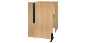 完全個室じゃないけど、気持ちを切り替えやすい。1畳未満の個人ブース