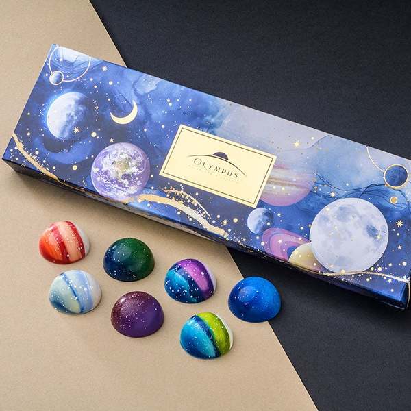 惑星みたいなチョコレートにハートが浮かぶようかん！バレンタインスイーツがどれも可愛すぎ