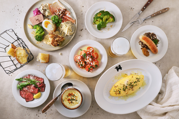 「東京ビアホール＆ビアテラス 14」のメニュー例