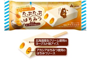 ヨーグルト×はちみつのおいしいとこどり！赤城乳業「たぷたぷはちみつ」アイスに期待