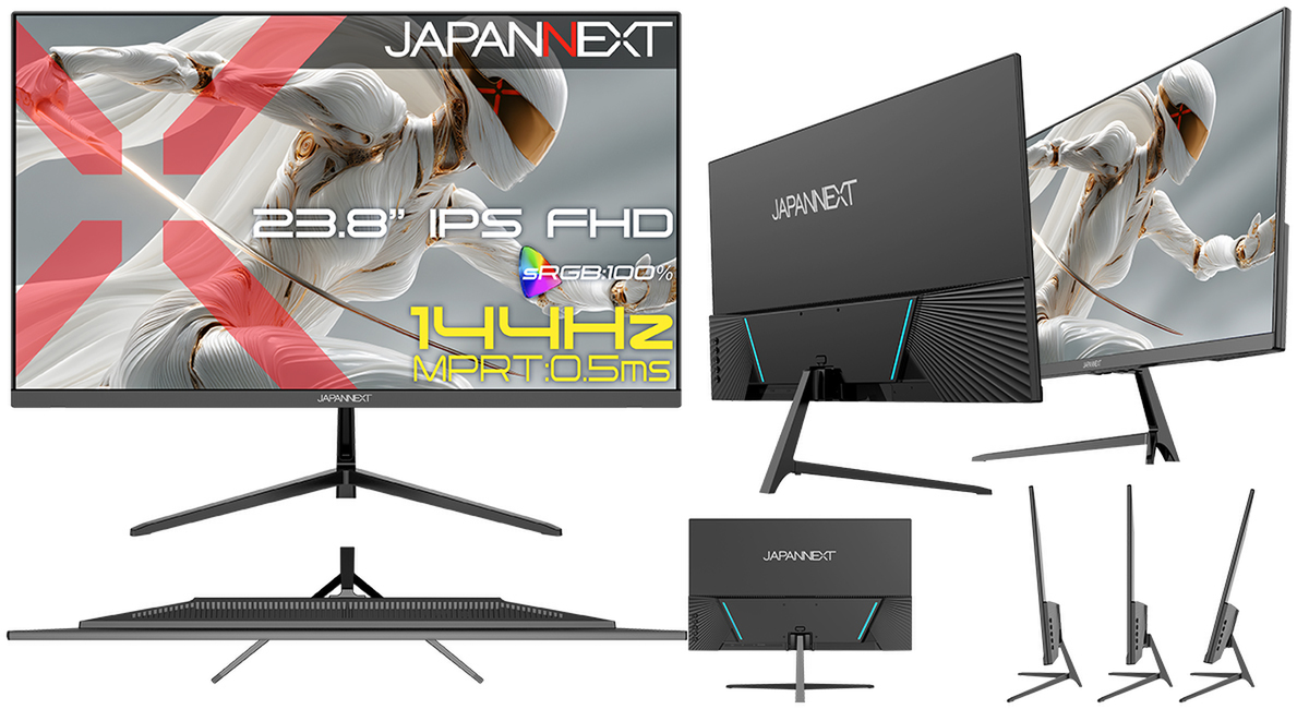 ASCII.jp：144Hz対応23.8型ゲーミングモニターが12,980円！ JAPANNEXT