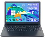 東芝15.6型ノートパソコンDynabook B55/B65／Win 11 Pro／MS Office H&B 2019／第7世代CPU ／4GBメモリ／128GB SSD／LivelTopのWIFI／Bluetooth／HDMI／DVD／10キー／中古ノートパソコン (メモリ4GB SSD:128GB) (整備済み品)