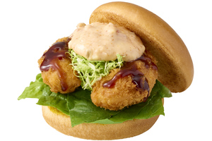 モス「まるごと海老」なバーガー、海老フライも、桜えびタルタルも！地域限定で発売