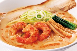 まさかの！幸楽苑、プリッと海老のせ新作らーめん　これはうまそう