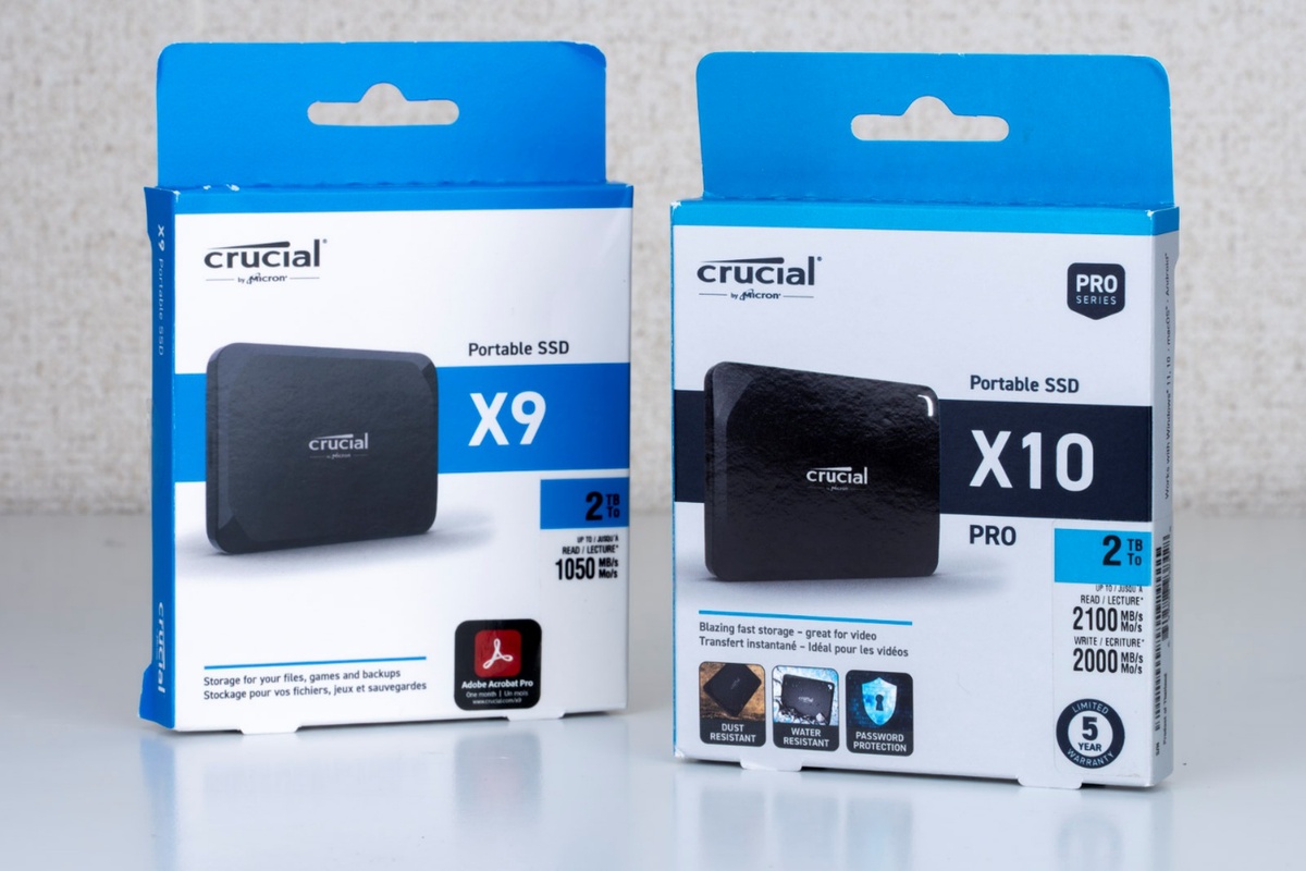 Crucial X10 外付け SSD 6TB USB3.2 ⁄ Type-C 最大読込速度