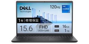 i7＋16GB＋1TB、出張修理付き。地味に安心な15型「Dell 15 DC15250」