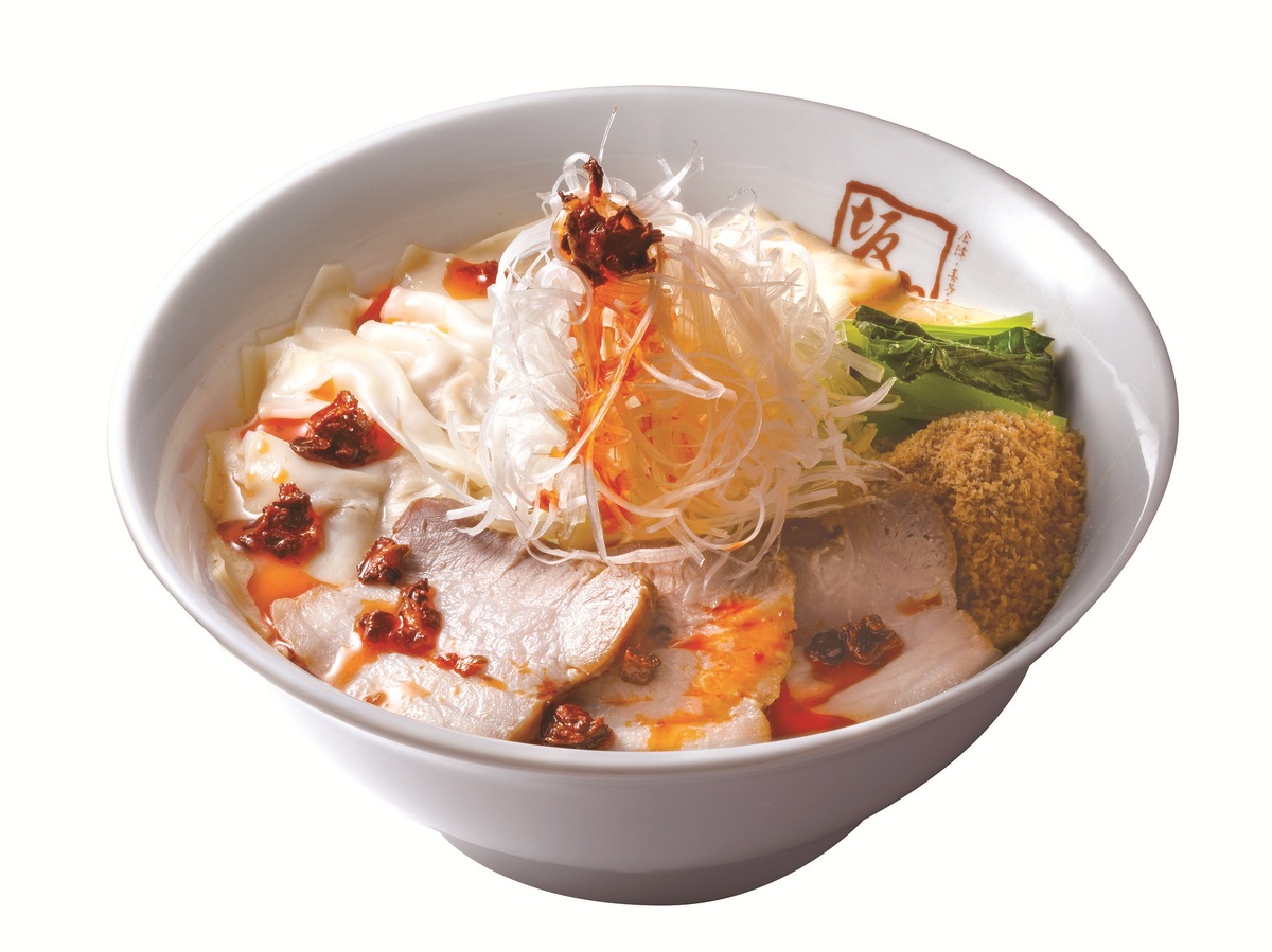 「喜多方ラーメン坂内」の「わんたん濃厚ごま味噌ラーメン」