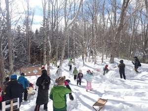 雪の中を大探索！自然の中でおもいっきり遊べる「たきの森フェス」【道央自動車道 北広島ICから約11km】