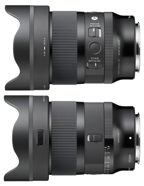 「Sigma 35mm F1.4 DG II | Art」「Sigma 15mm F1.4 DC | Contemporary」