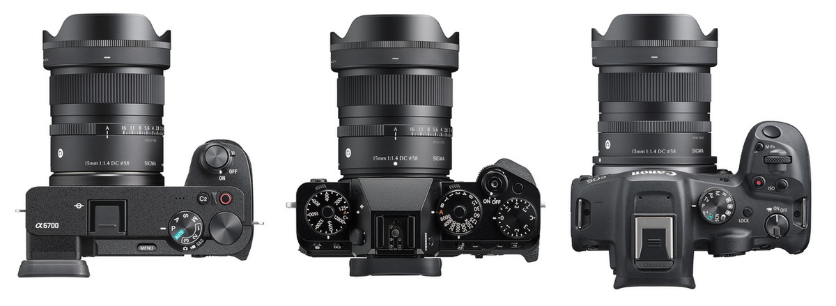 「Sigma 35mm F1.4 DG II | Art」「Sigma 15mm F1.4 DC | Contemporary」