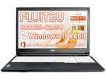 【整備済み品】富士通 LIFEBOOK A579 15.6型 第8世代CPU Core i5-8265U /Windows11 Pro/MS Office2019搭載/初期設定不要/Webカメラ/テンキー搭載/DVD-ROM/内蔵WIFI/Bluetooth/HDMI(ホワイト/テンキー搭載, メモリ8GB,SSD512GB)