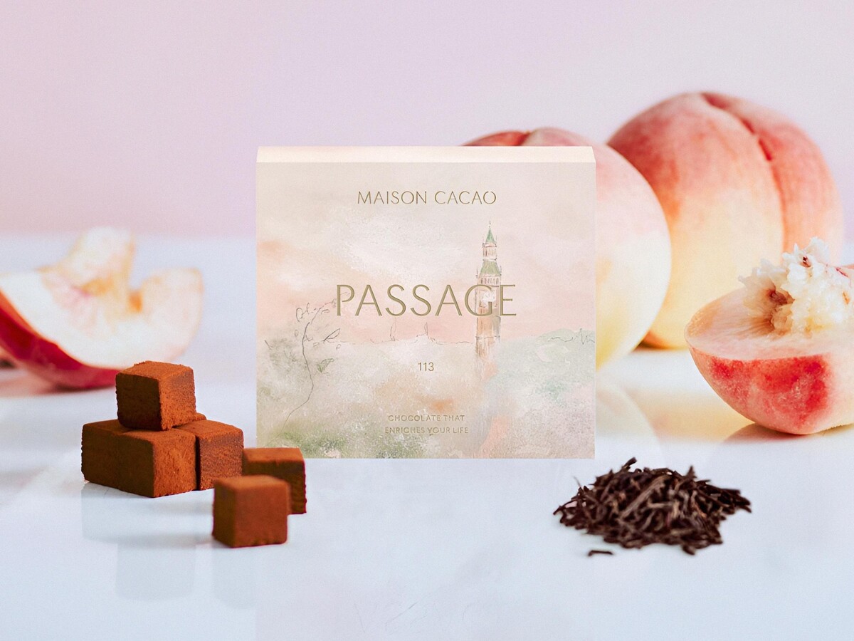 アロマ生チョコレート PASSAGE / 白桃アールグレイ