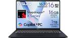 16型で約22時間駆動、しかも1TB。Snapdragon X搭載Vivobookが104,800円