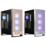 【新製品】アユート、波状パネルで冷却性能を高めたInWin製ATXケース「DLITE」を発売