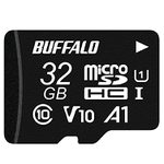 【Amazon.co.jp限定】バッファロー microSD 32GB 100MB/s UHS-1 U1 microSDHC【 Nintendo Switch 対応 】V10 A1 IPX7 Full HD RMSD-032U11HA/N