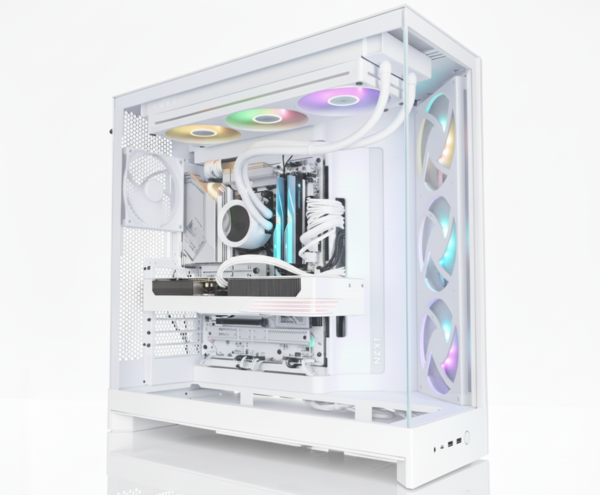 新品【光る高性能 白/黒 ゲーミングPC】デスクトップ／2面ガラス ピラーレス 0c75a99948d7fbea.png