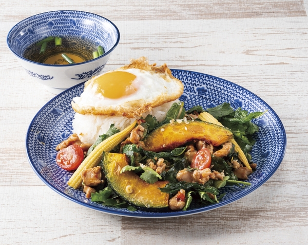 たっぷりハーブのガパオライス