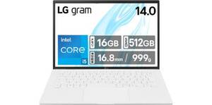 【32％オフ】毎日持つならこの軽さ。999gのノートPC、LG「gram 14」が138,000円