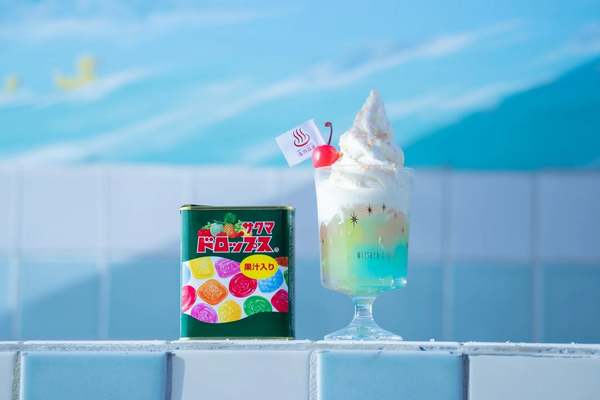 昭和レトロな温泉玉川温泉を満喫したらサクマドロップスとコラボした「カラフルゼリーサンデー」を食べるのが夢♡【関越自動車道 東松山ICから11.5km】