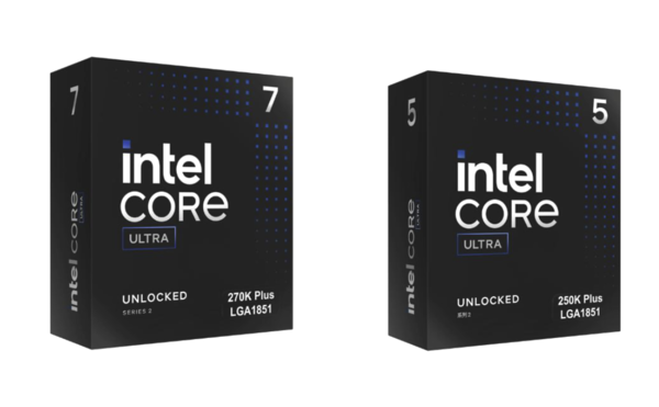 Core Ultra 7 270K Plus、Core Ultra 5 250K Plus