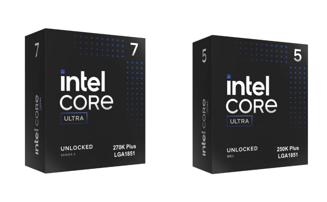 Core Ultra 7 270K Plus、Core Ultra 5 250K Plus