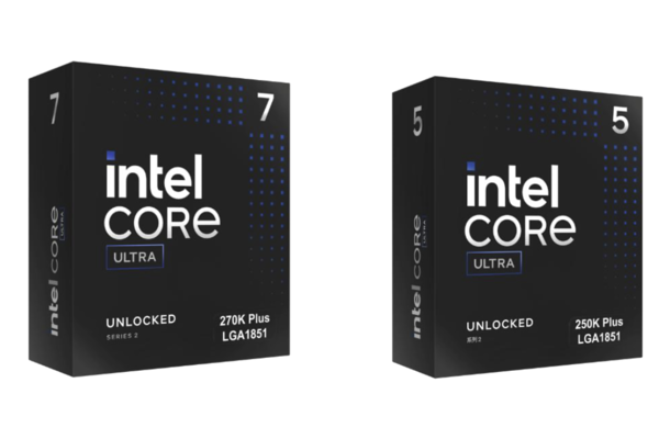 インテル「Core Ultra 7 270K Plus」「Core Ultra 5 250K Plus」を発表！270K Plusは同コア数のCore Ultra 9 285Kより250ドルも安い