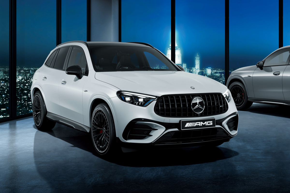 ASCII.jp：日本150台限定、黒×カーボンのメルセデスAMG GLC 43「Night
