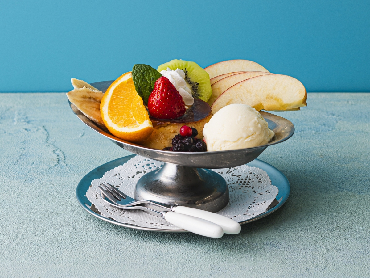 プリンアラモード