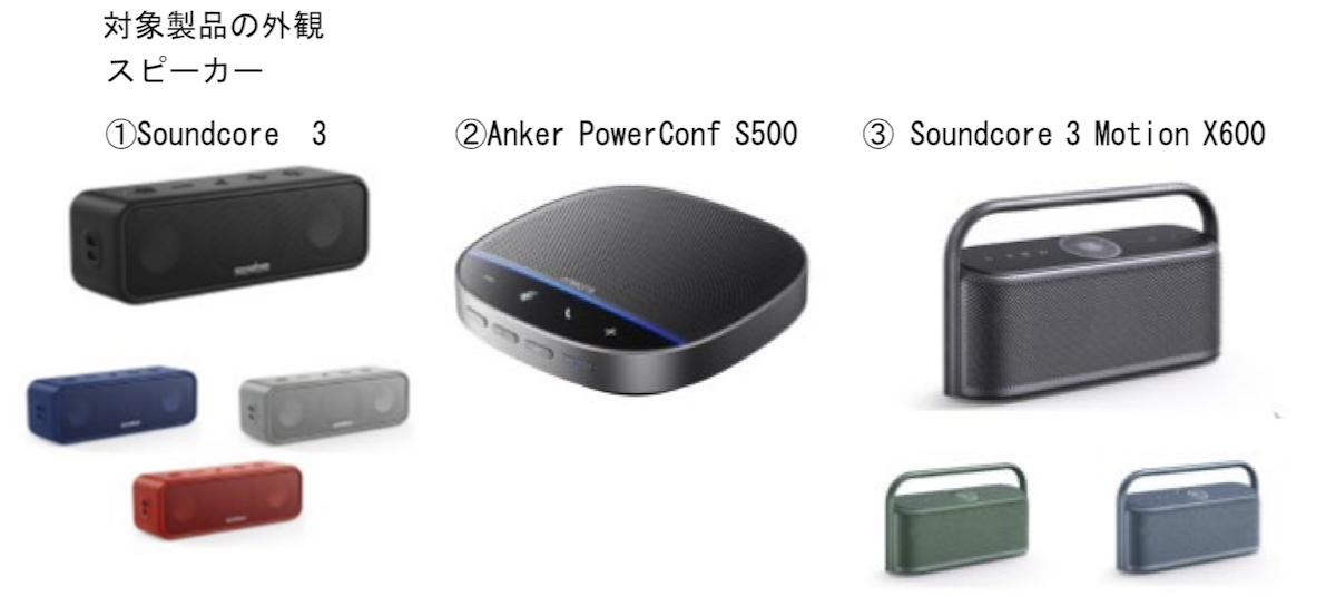 対象製品の外観