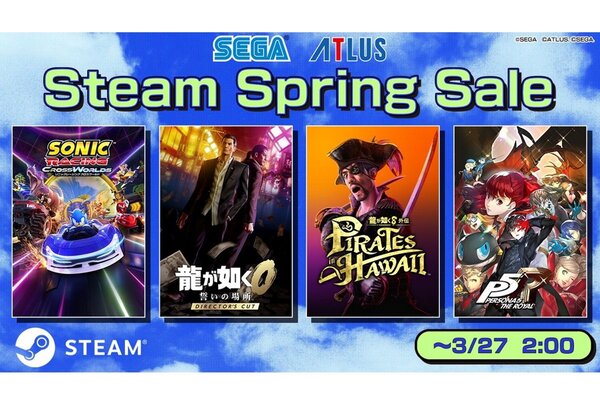 Steam版『龍が如く8外伝 Pirates in Hawaii』が70％オフ！セガが