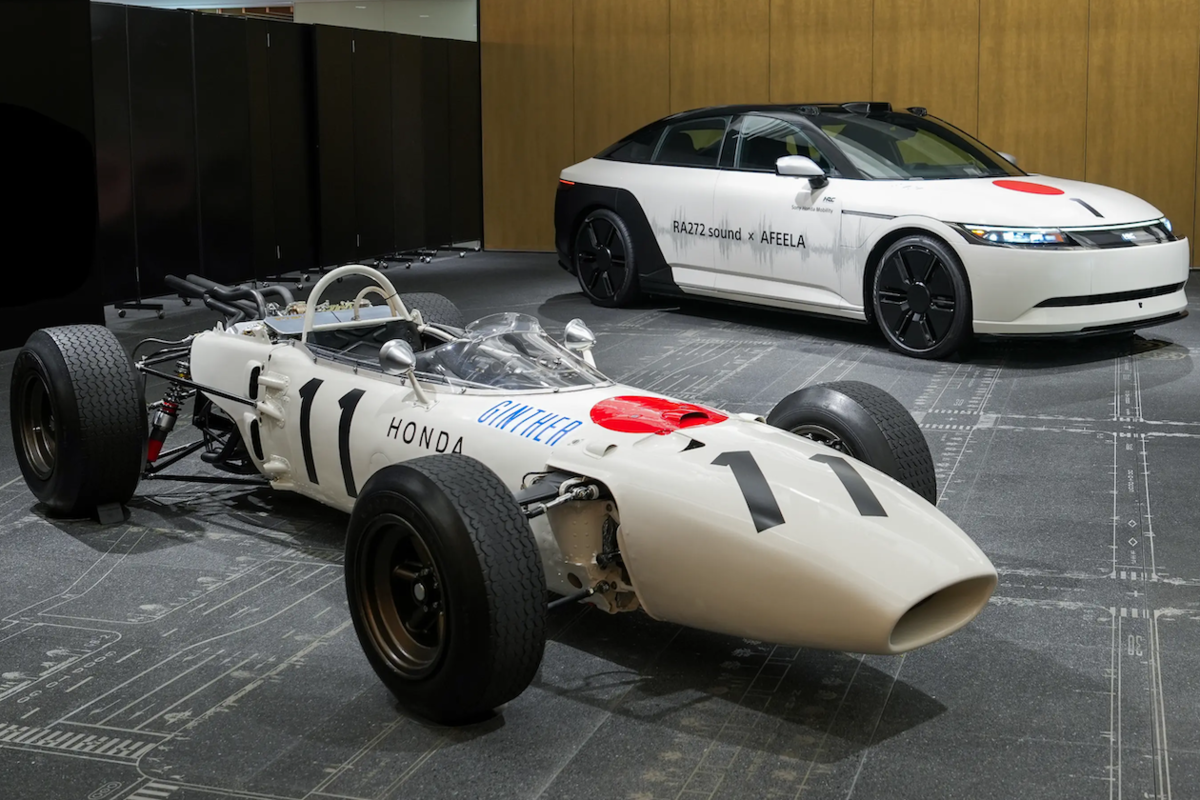 ASCII.jp：銀座にホンダF1伝説とAFEELAが並ぶ！「RA272」×「AFEELA 1