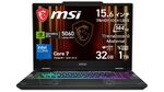 Core 7 240H＆RTX 5060で“しっかり遊べる性能” MSI製15.6型ゲーミングノートがタイムセール中！
