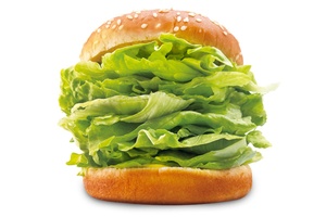 えっレタスだけ!? ドムドムから衝撃の「ほぼレタスバーガー」