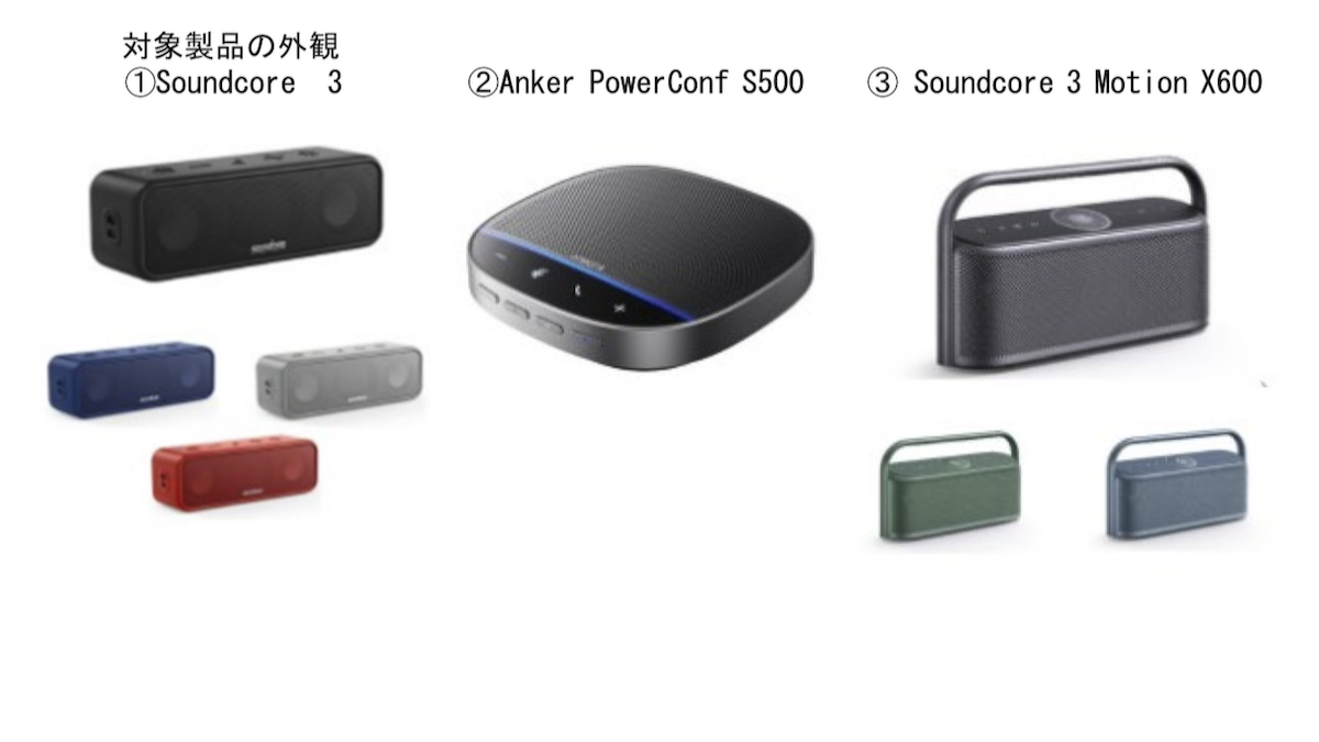 対象製品の外観