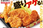 かつや、ボリューム満点「かつや盛り」！約1000円でカツ×エビ×からあげと大満足