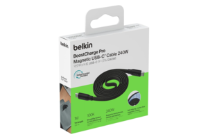 絡まないだけでこんなに快適 Belkinの240W対応“マグネット式USB-Cケーブル”が便利すぎる