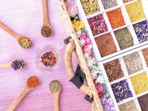 「春」を自宅に持ち帰ろう！色鮮やかなハーブを選び自分だけの香りを紡ぐ「花びらビュッフェ」【東北中央自動車道 村山ICから約3km】