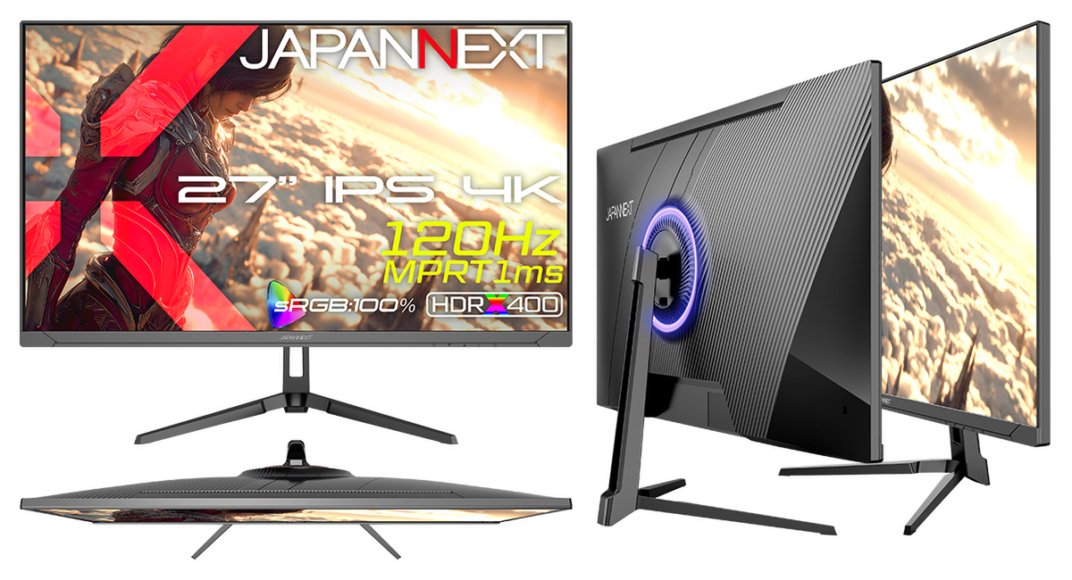 4K 120hz ゲーミングモニター　27インチ　JAPANNEXT JN-IPS27G1632UF-HSP_5.jpg?crop