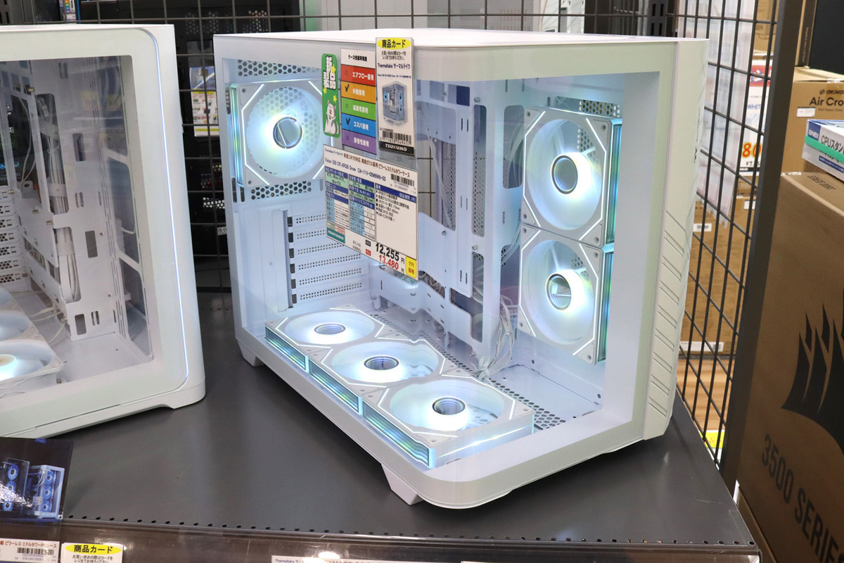 ASCII.jp：お金はかけられない…1万3480円で曲面ガラス×6個のARGBファン