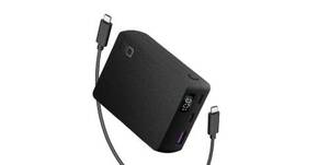 “燃えにくい”のにPCもいける。CIOの67W×20000mAhモバイルバッテリー