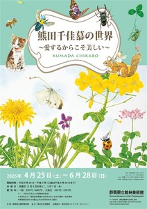 花や昆虫、動物を細密に描く「プチ・ファーブル」の作品がすごくきれいでずっと見ていられそう【東北自動車道 館林ICから約9km】