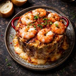 チーズがトロリ、エビがゴロリ！ビジュ大爆発のエビボルケーノパスタは絶対に動画も撮るべき