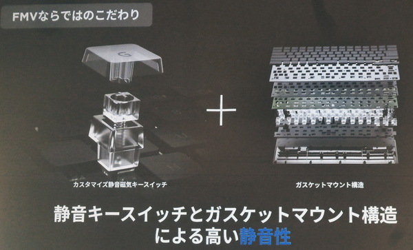 世界最速入力キーボード「FMV Keyboard X」