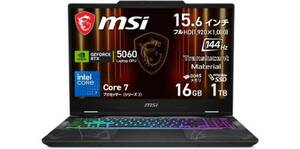 Core 7 240H＋RTX 5060でゲームも仕事も回せる。MSIのコスパ重視ゲーミングノート