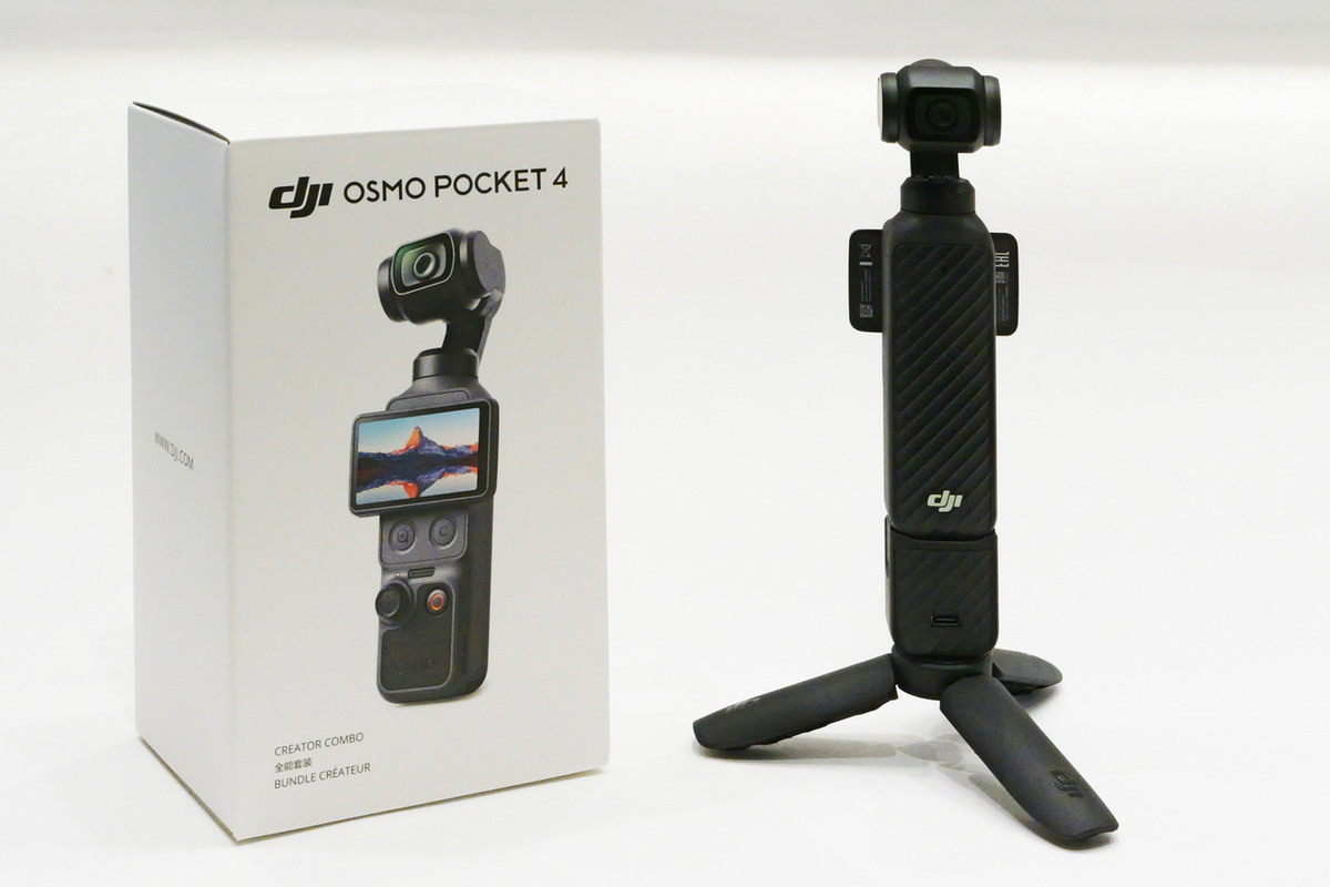 DJIが「Osmo Pocket 4」発表