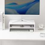 デスク整理×姿勢改善｜サンワの2段モニター台で作業効率アップ