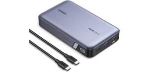 【36％オフ】100WでノートPCも急速充電できる、UGREENの20000mAhモバイルバッテリー