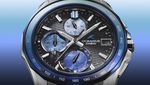 カシオ、海みたいな青がカッコいい腕時計　天然藍使用の「OCEANUS」限定モデル